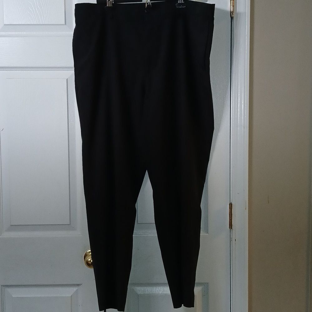 PGA Tour black flat panel front dress pants  Sz 40x30
